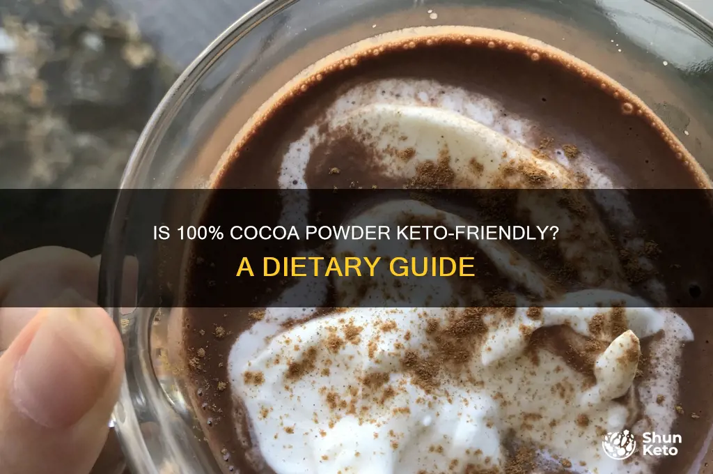 can i use 100 percent cocoa powder on keto