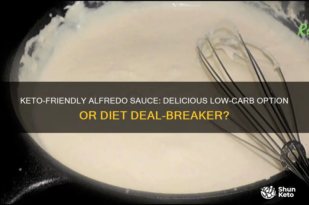 can i use alfredo sauce on keto diet
