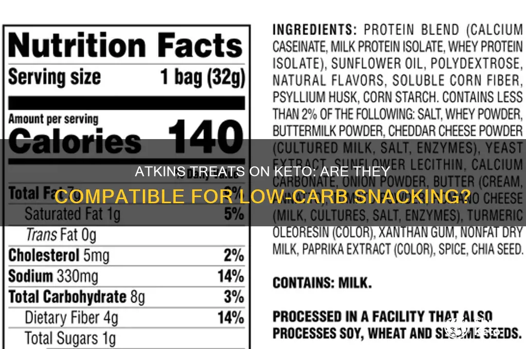 can i use an atkins treat on the keto diet
