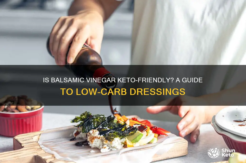 can i use balsamic vinegar on keto