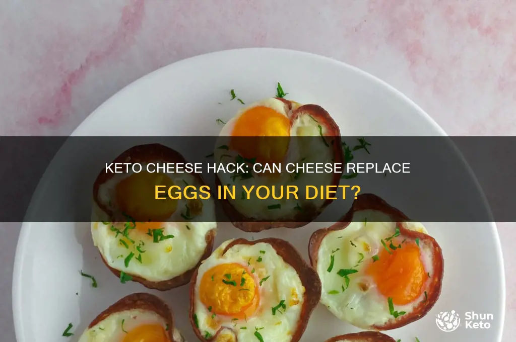 can i use cheese instead of eggs on keto plan