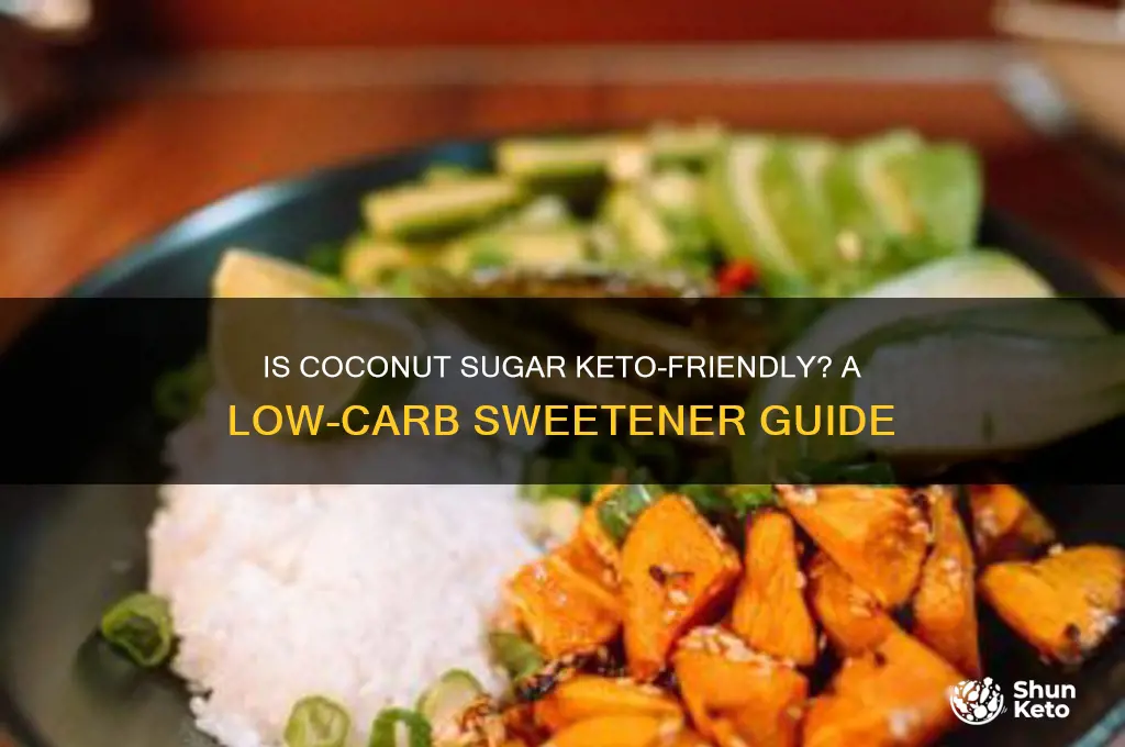 can i use coconut sugar on a keto diet