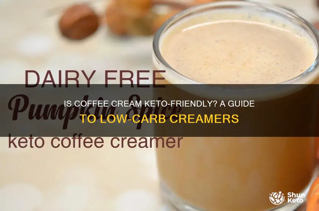 can i use coffee cream on keto diet