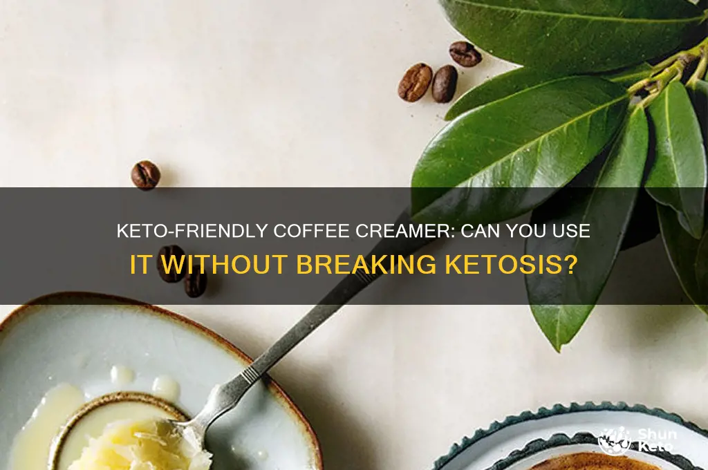 can i use coffee creamer on keto