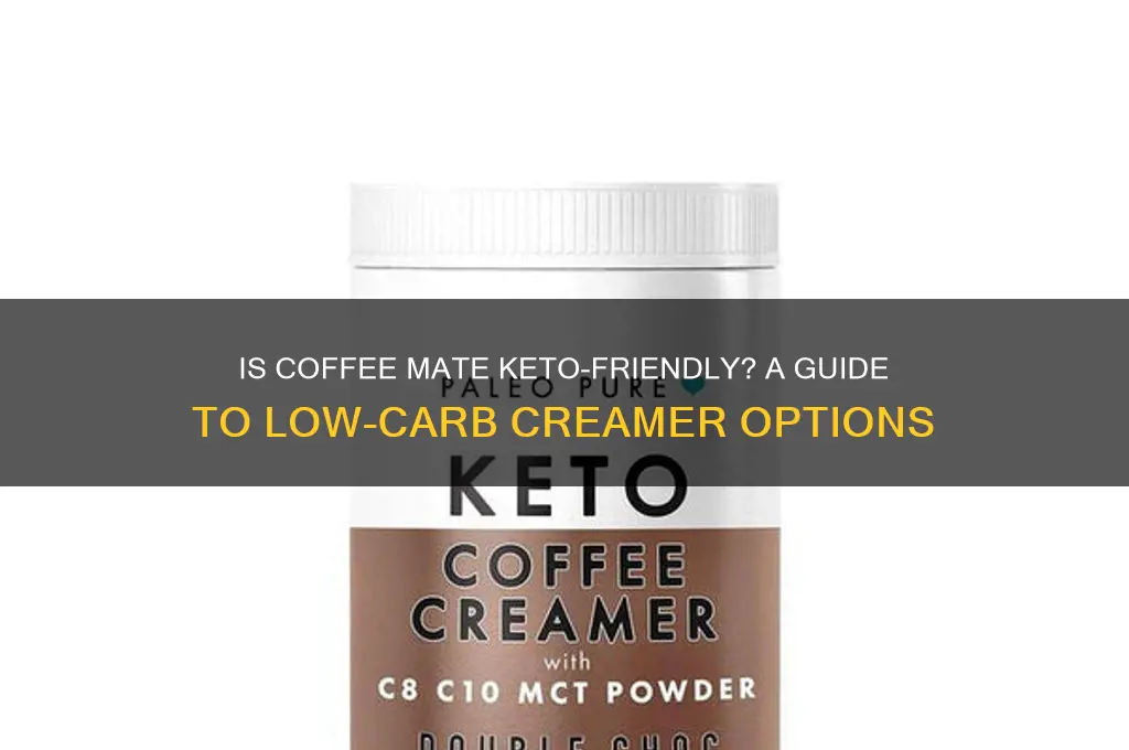 can i use coffee mate on a keto diet