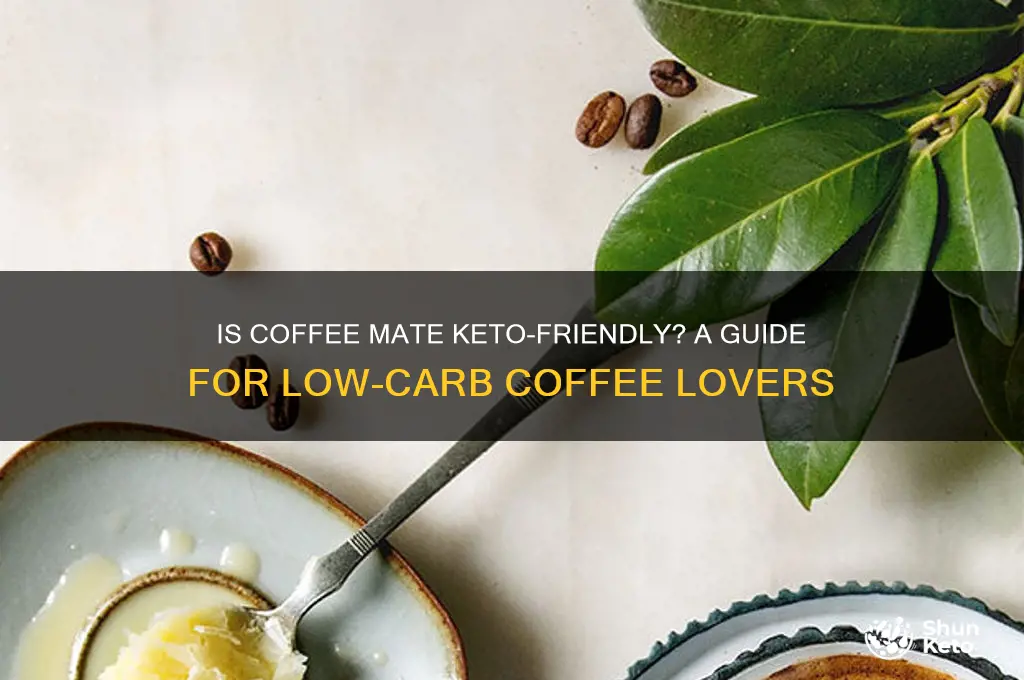 can i use coffee mate on keto