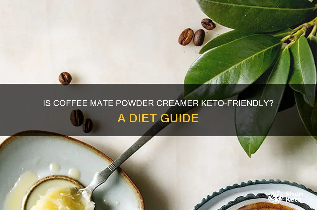 can i use coffemate powder creamer on keto