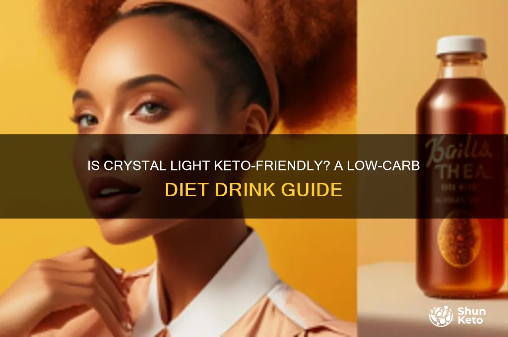 can i use crystal light on keto
