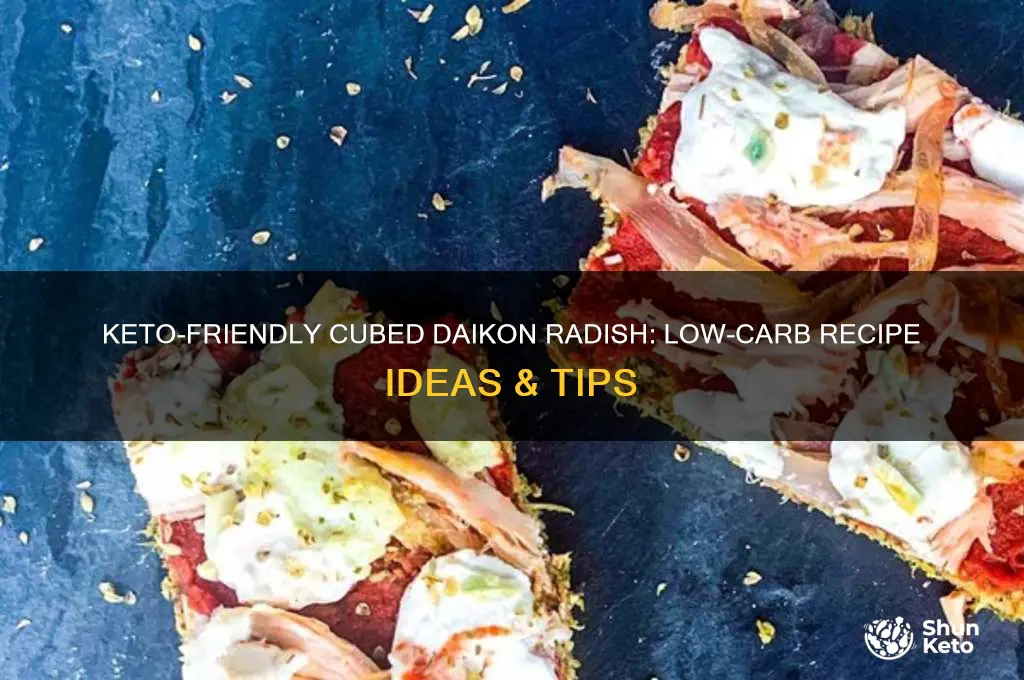 can i use cubed diakon radish in a keto recipe