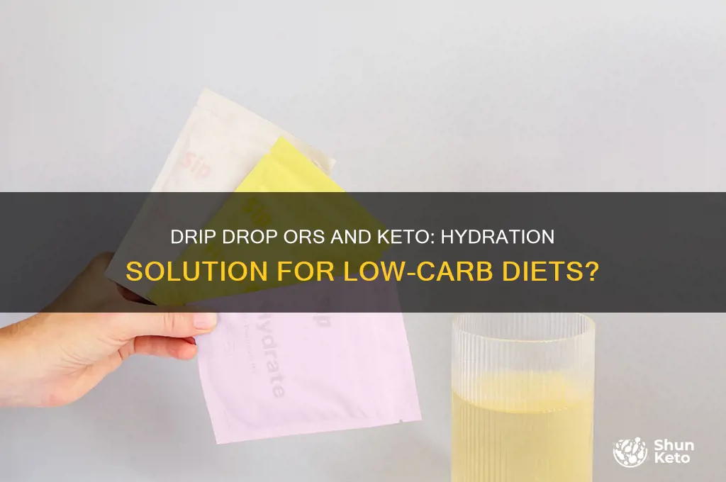 can i use drip drop ors for keto
