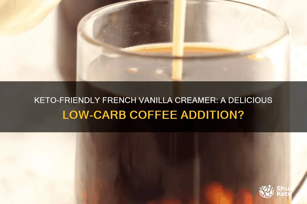 can i use french vanilla creamer on keto
