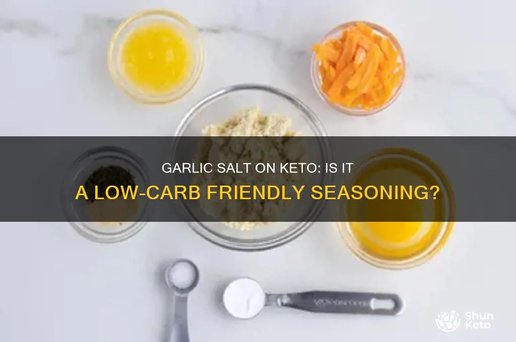 can i use garlic salt on keto