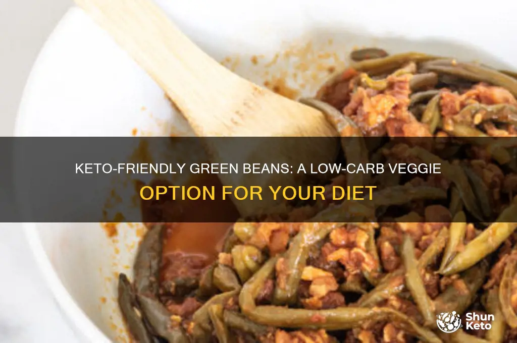 can i use green beans on keto