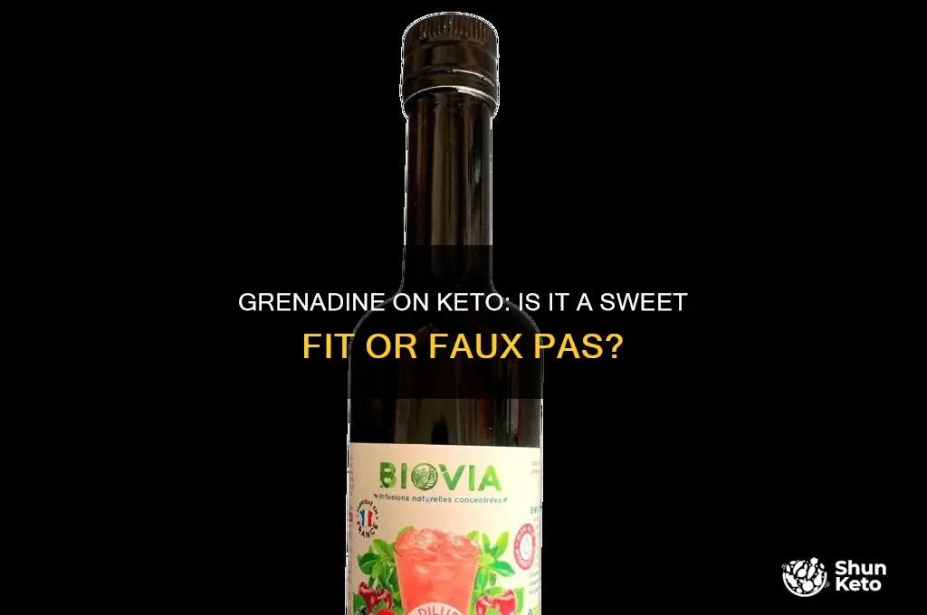 can i use grenadine for keto diet