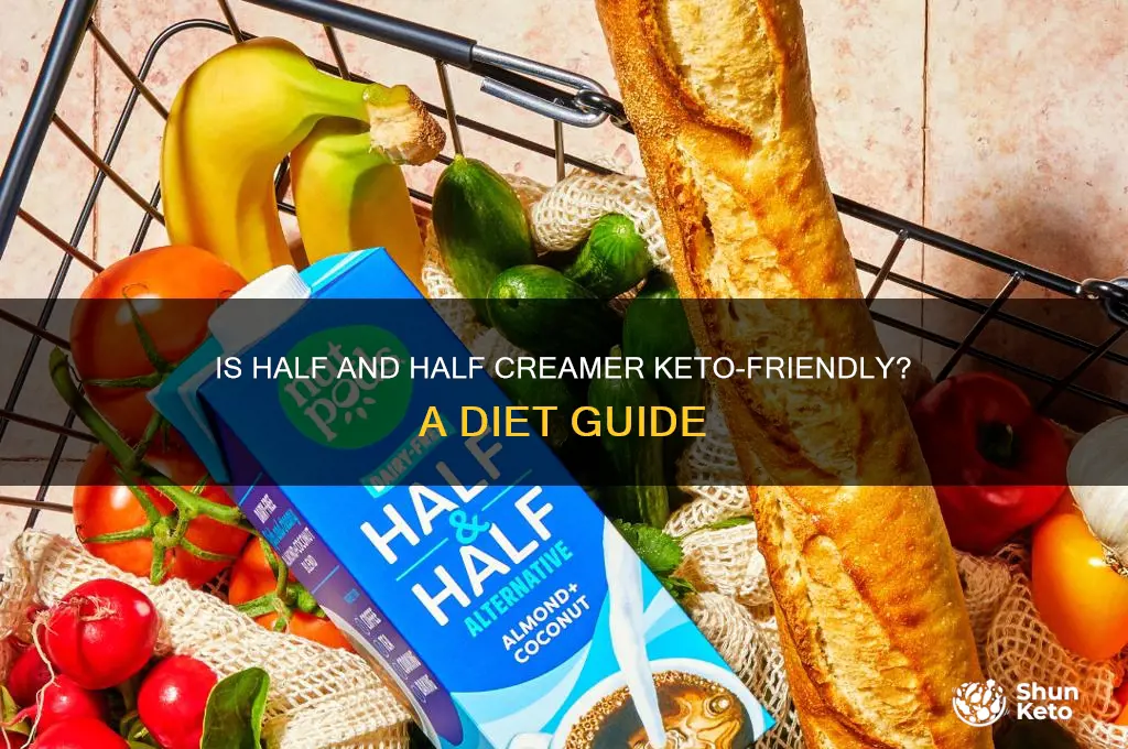 can i use half and half creamer on keto