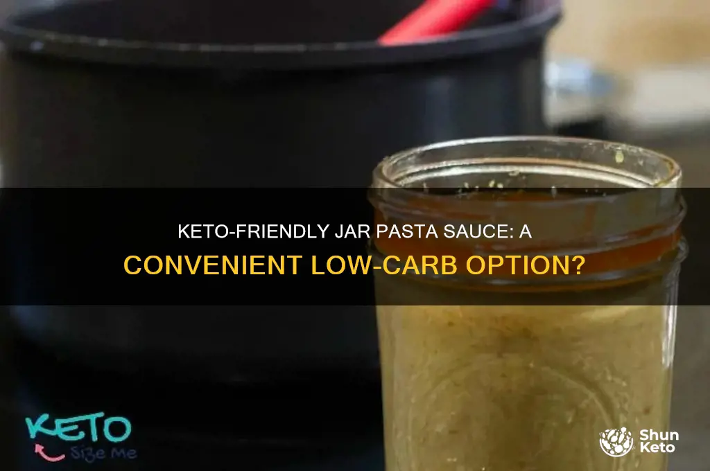 can i use jar pasta sauce on a keto diet