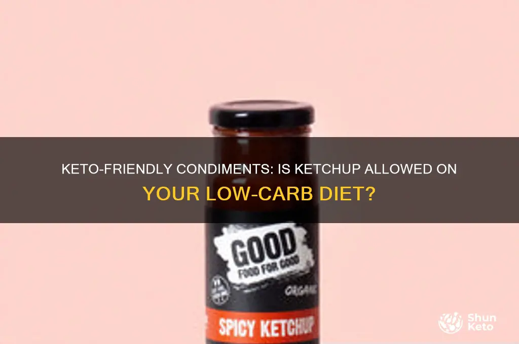 can i use ketchup on keto