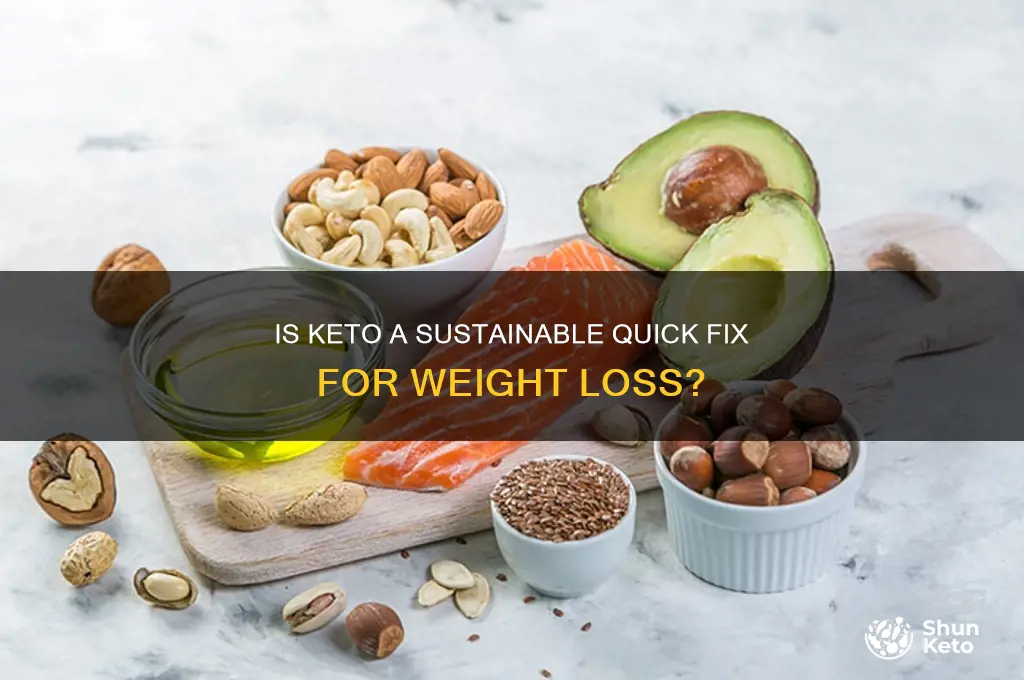 can i use keto as a quick fix