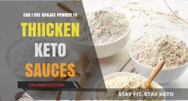 Using Konjac Powder to Thicken Keto Sauces: A Low-Carb Solution