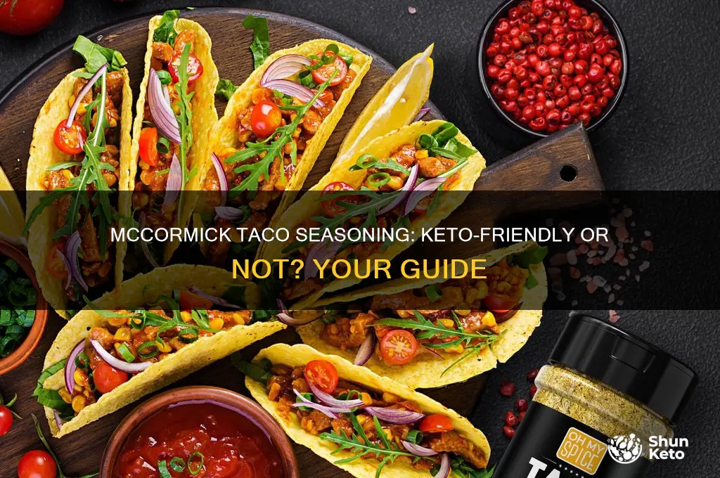 can i use mccormick taco seasoning on keto