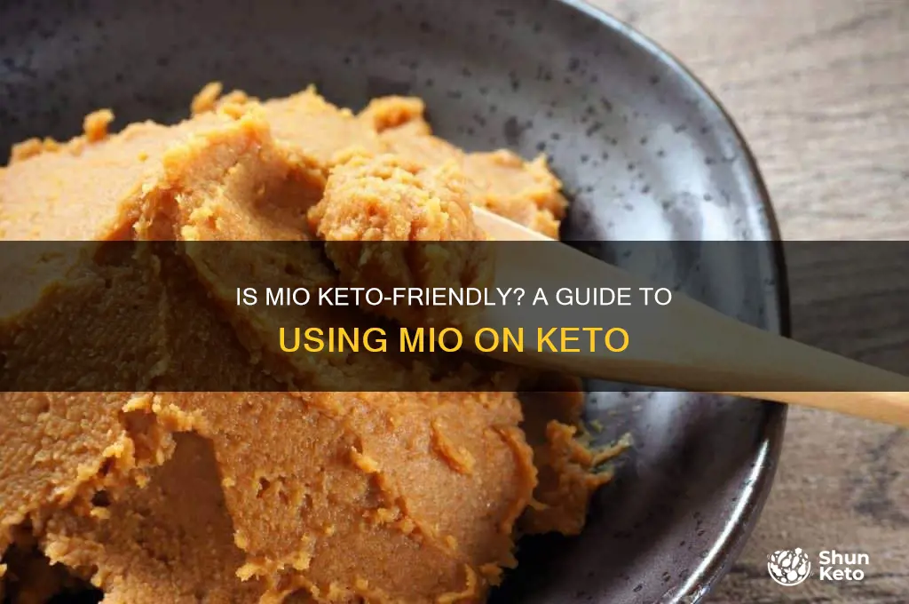 can i use mio on keto