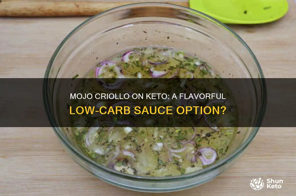 can i use mojo criollo on keto