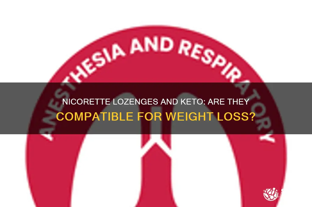 can i use nicorrette logenzers on keto