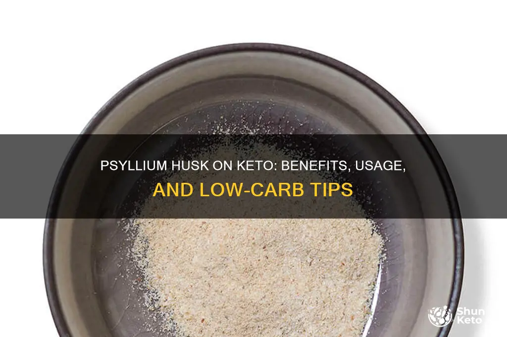 can i use psyllium husk on keto diet