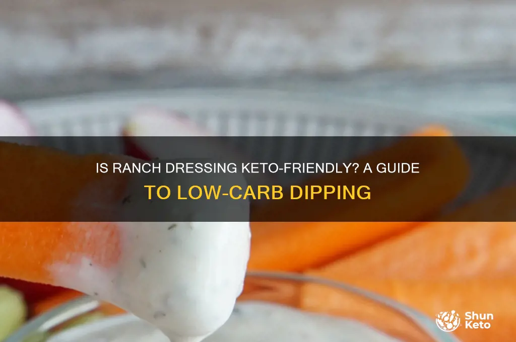 can i use ranch dressing on keto diet