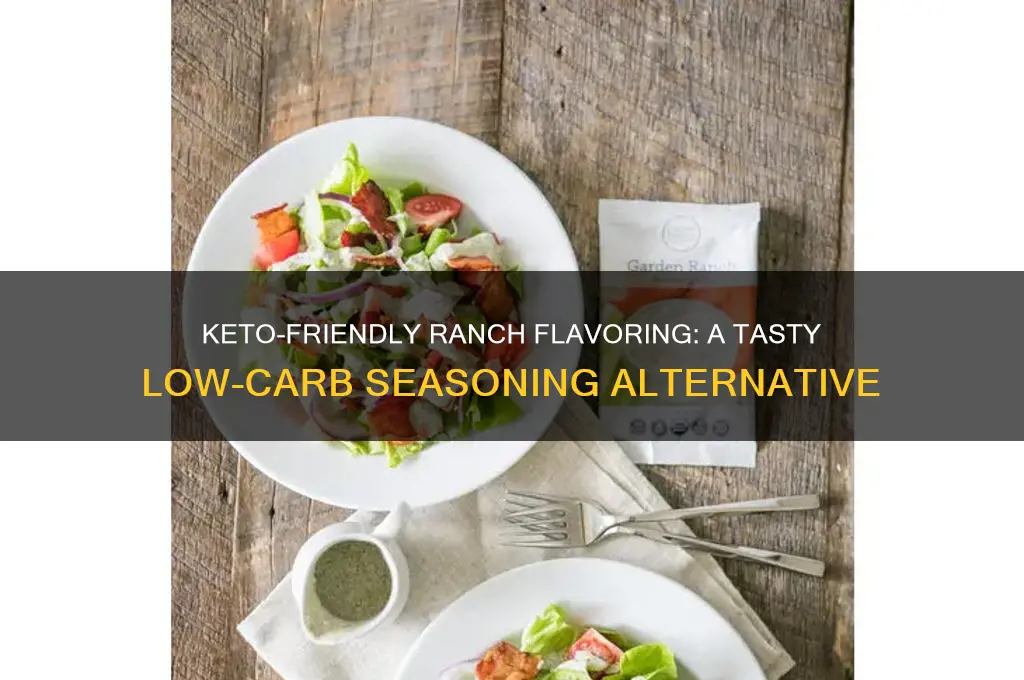 can i use ranch flavoring in keto