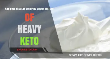 Regular Whipping Cream vs. Heavy Keto: A Substitute Guide