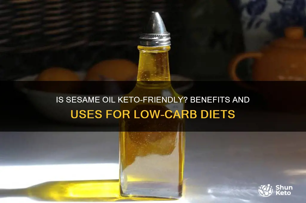 can i use seasame oil in keto diet