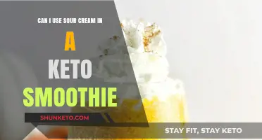 Keto-Friendly Smoothie Twist: Sour Cream's Role in Low-Carb Blends