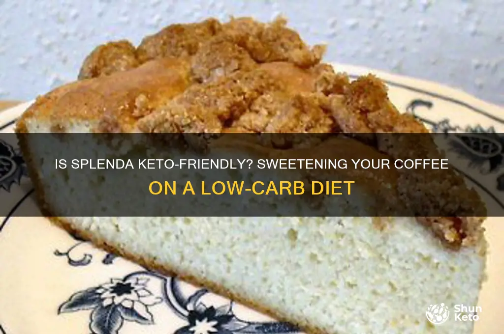 can i use splenda i coffee on the keto