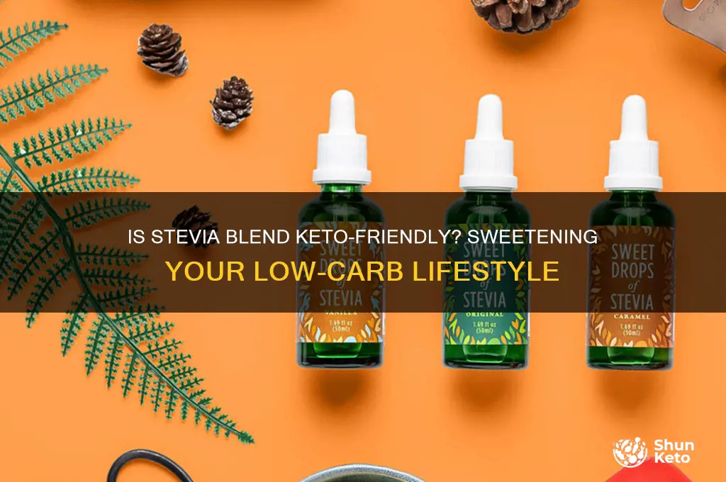 can i use stevia blend on keto