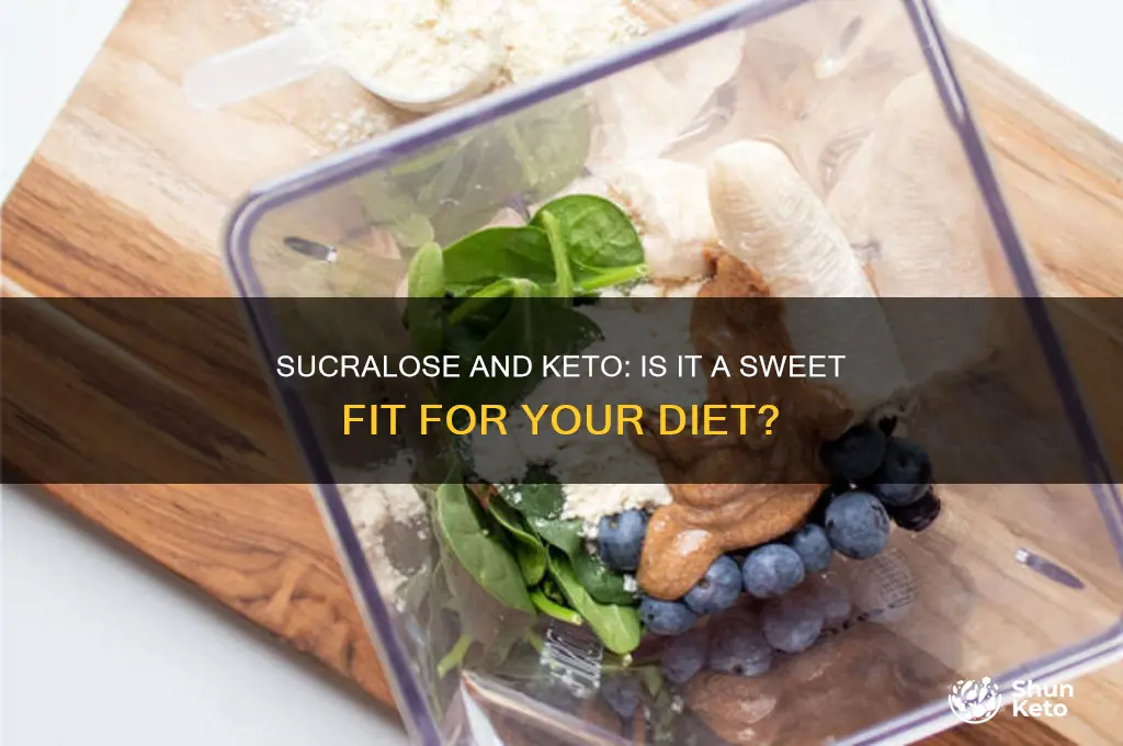 can i use sucralose on keto