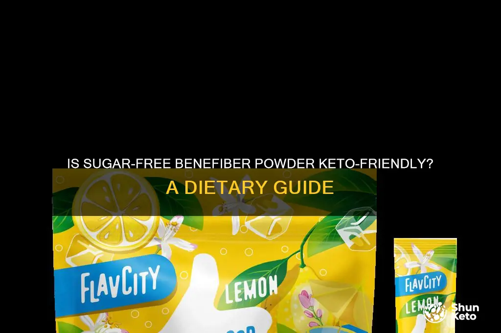 can i use sugar free benefiber powder on keto