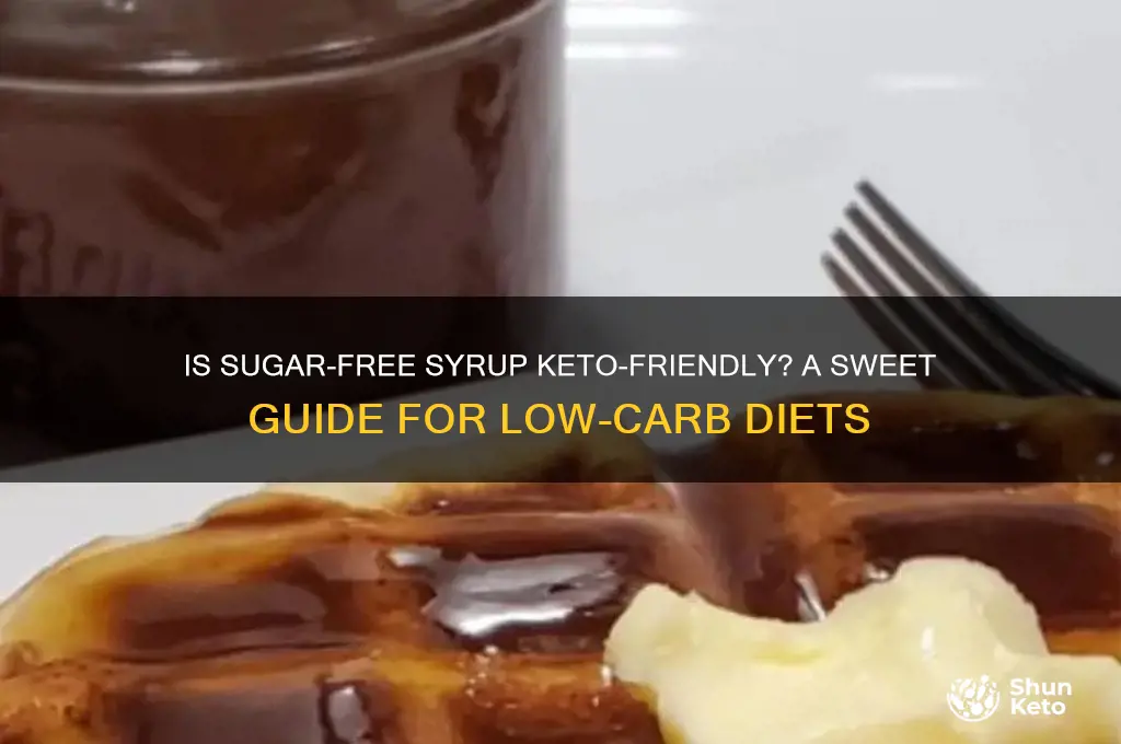 can i use sugar free syrup on keto