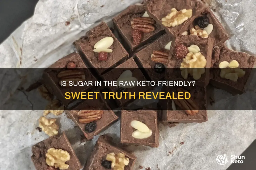 can i use sugar in the raw on keto