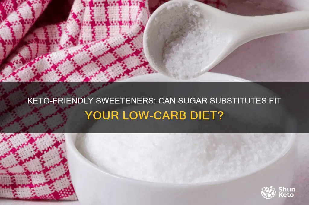 can i use sugar substitues on keto pallo diet
