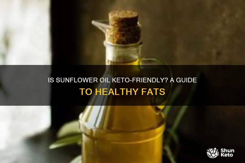 can i use sunflower oil on keto