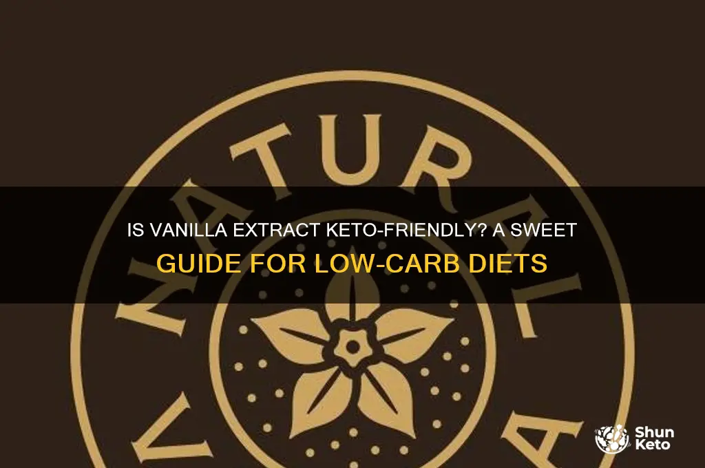 can i use vanilla extract on keto