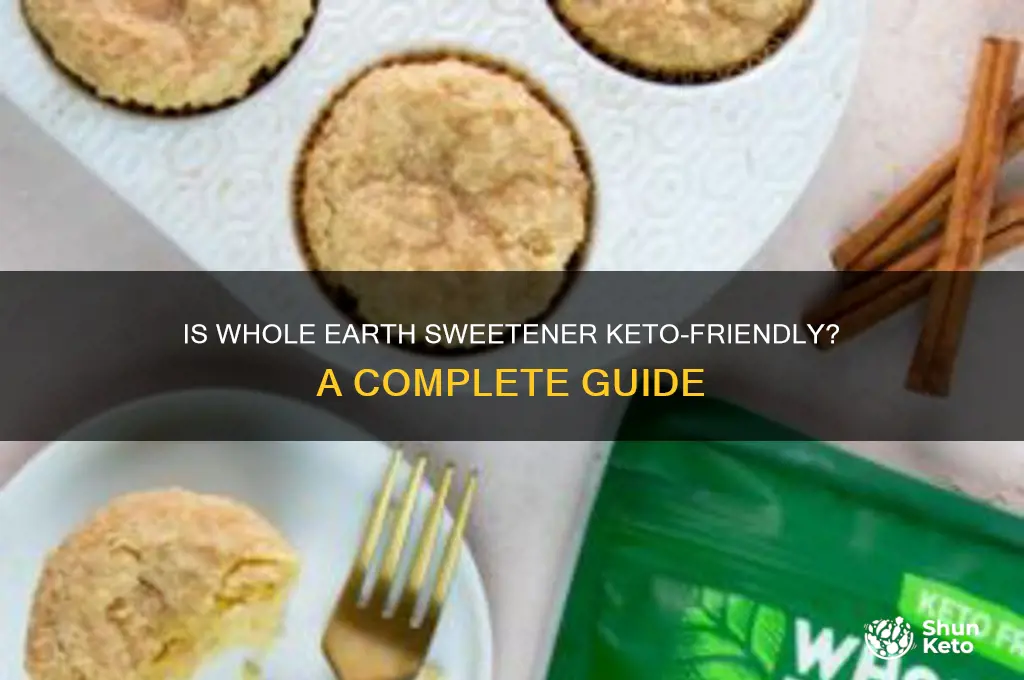 can i use whole earth sweetener on keto