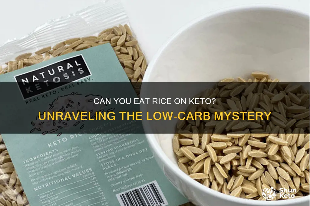 can i wat rice on keto