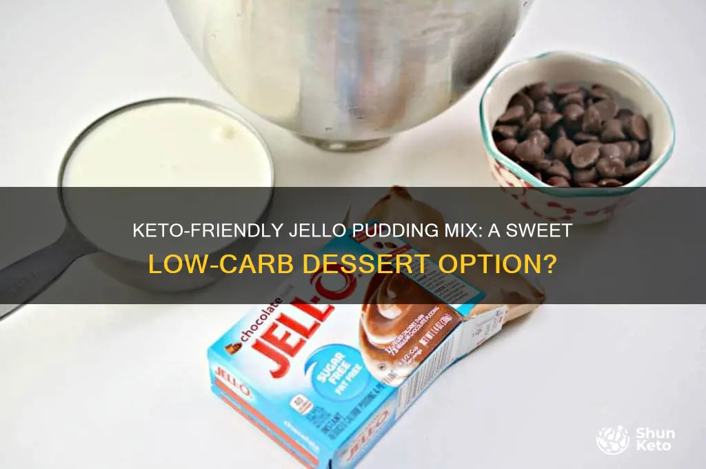 can i you jello pudding mix on keto