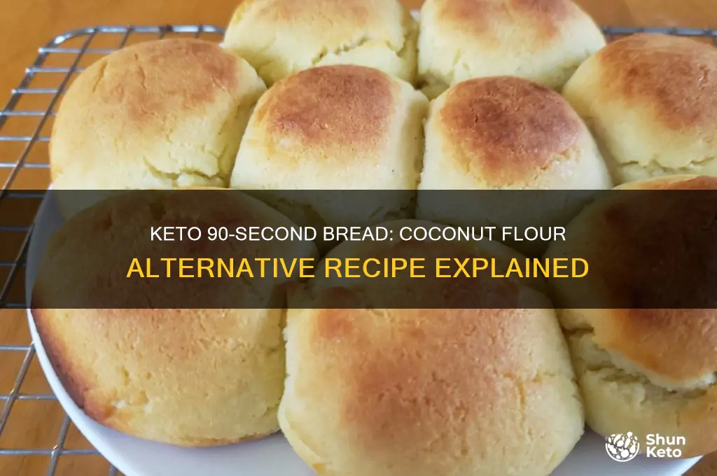 can keto 90 second bread be made with coconut flour