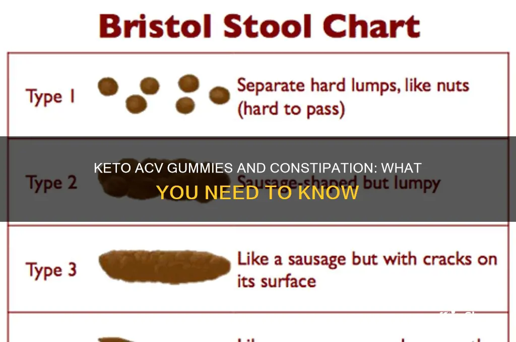 can keto acv gummies cause constipation