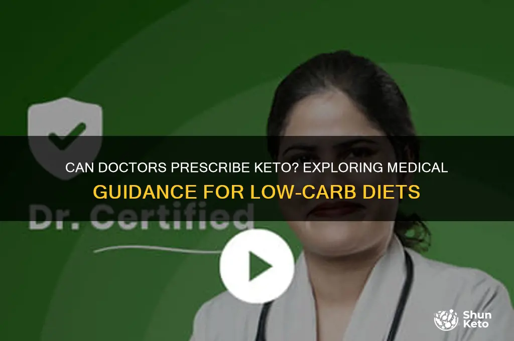 can keto be prescribed by doctor