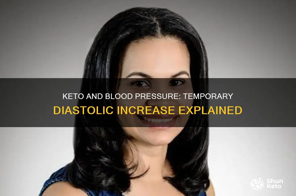 can keto cause a temporary increase in diastolic blood pressure
