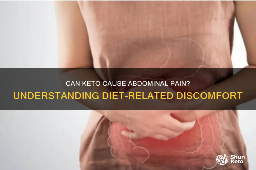 can keto cause abdominal pain